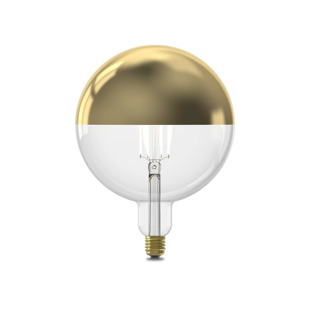 Calex Top mirror Bulb - E27 - Filament - Kalmar - Gold