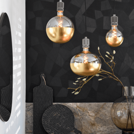 Calex Top mirror Bulb - E27 - G125 - Filament - G125 - Gold