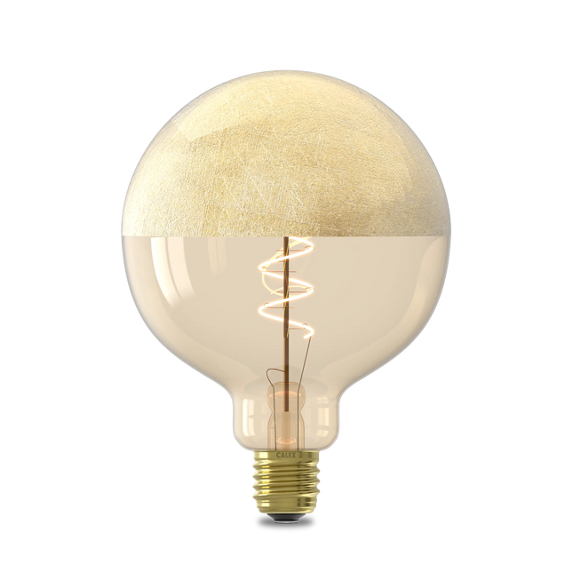 Calex Top mirror Bulb - E27 - G125 - Filament - G125 - Gold