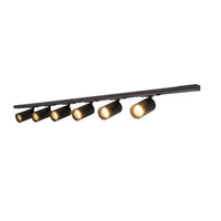 Calex Rail de Spots - 6x GU10 - 2M - Noir