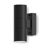 Calex Turin Wall Light - Up & Down - 2x GU10 - Black