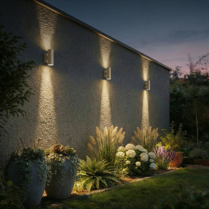Calex Turin Wall Light – Up & Down – 2× GU10 – Sand