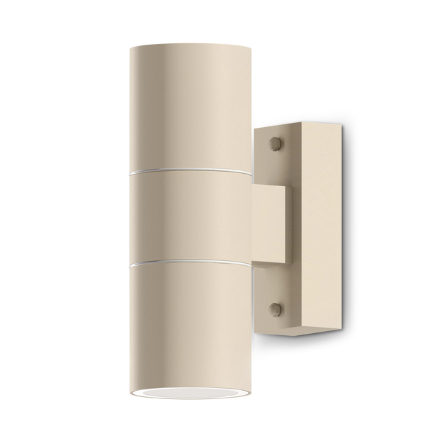Calex Turin Wall Light – Up & Down – 2× GU10 – Sand
