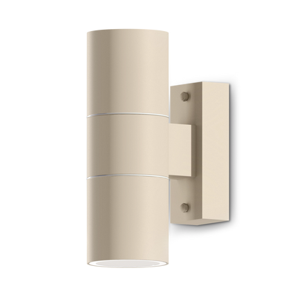 Calex Turin Wall Light – Up & Down – 2× GU10 – Sand