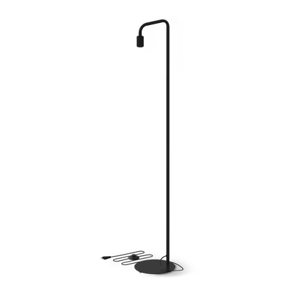 Calex U-Line Floor Lamp - E27 - Black