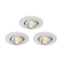 Calex Ultra-Thin LED Kantelbare Inbouwspot 3-Pack - 4CCT - Wit