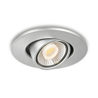 Calex Ultra-Thin Tiltable LED Downlight - 4CCT - Brushed Nickel