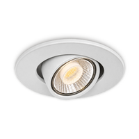 Calex Ultra-Thin Tiltable LED Downlight - 4CCT - White