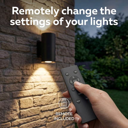 Calex Valmer 2-pack Wall Light - Up & Down – Black