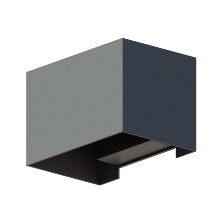 Calex Venice LED Wall Light - Up & Down - Anthracite