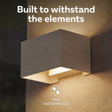 Calex Venice Wall Light – Up & Down – Sand