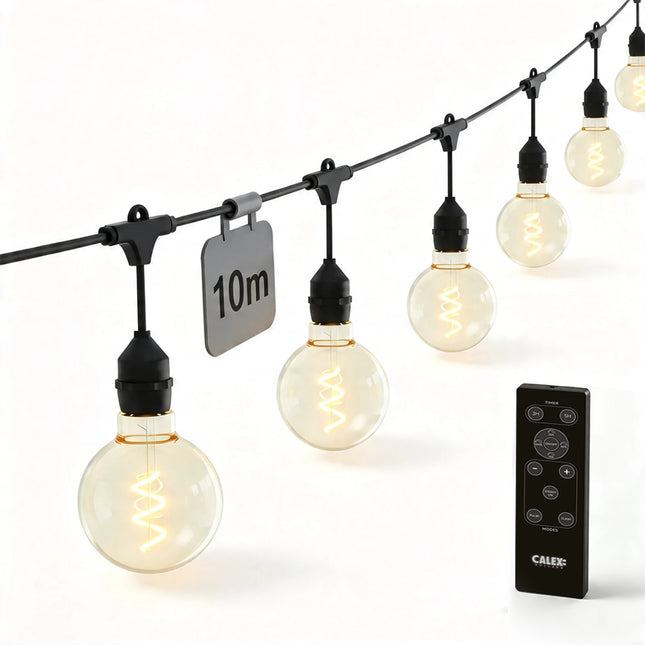 Calex Vista Festoon 10m - XL Bulb