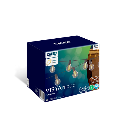 Calex Vista Outdoor Festoon - 30M