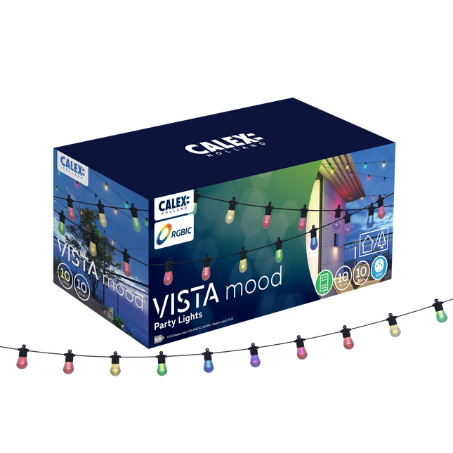 Calex Vista Outdoor Lights 10M - RGBIC + CCT