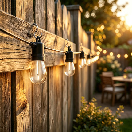 Calex Vista Outdoor Party Light – 10M – Warm White – Including Remote