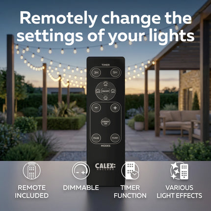 Calex Vista Outdoor String Light - 30M