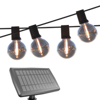 Calex Vista Solar String Lights - 10m - Schwarz
