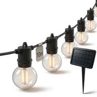 Calex Vista Solar String Lights - 10m - Schwarz
