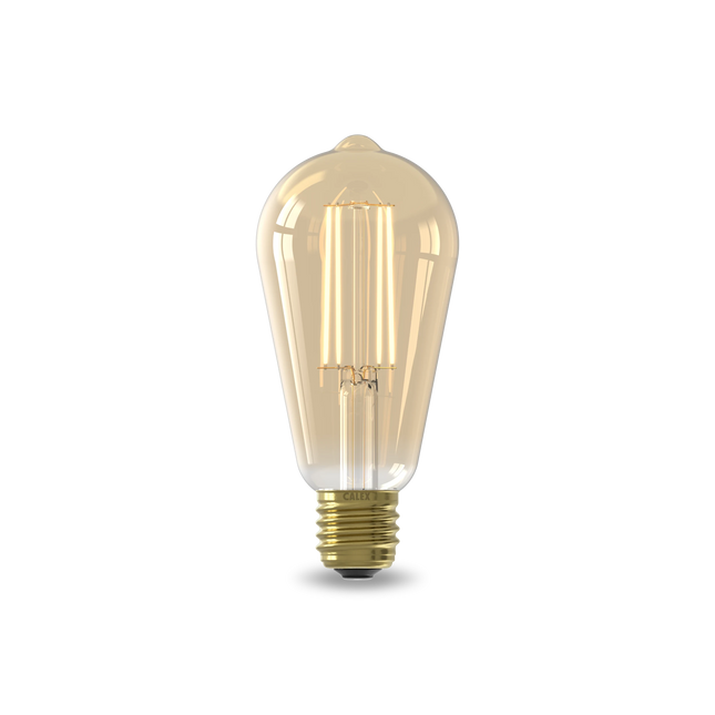 Calex Warm Filament LED Bulb - E27 - ST64 - Gold