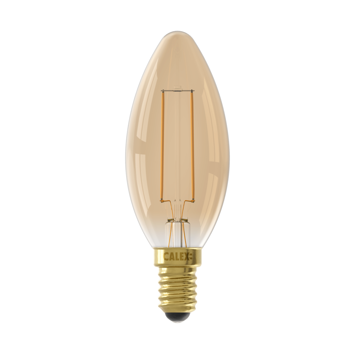 Calex Led Filament Calex Warm Filament LED Lamp - E14 - B35 - Gold