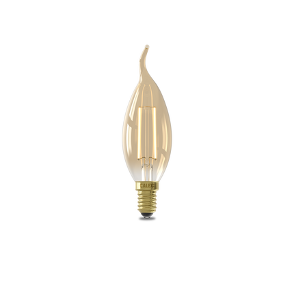 Calex Warm Filament LED Lamp - E14 - BXS35 - Gold