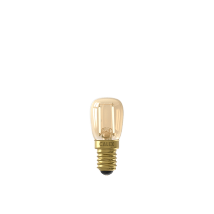 Calex Warm Filament LED Lamp - E14 - T26 - Gold - 1.5W