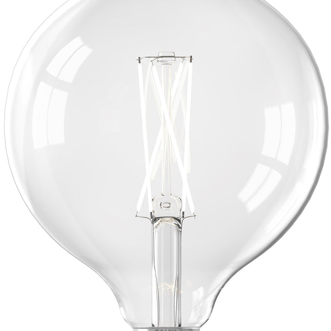 Calex Warm Filament LED Lamp - E27 - G125 - Clear - 4.5W - Dimmable
