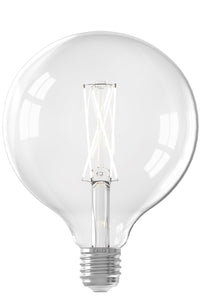 Calex Warm Filament LED Lamp - E27 - G125 - Clear - 4.5W - Dimmable