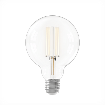 Calex Warm Filament LED Lamp - E27 - G95 - Clear - 4.5W - Dimmable