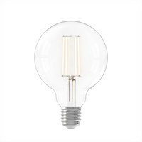 Calex Warm Filament LED Lamp - E27 - G95 - Clear - 4.5W - Dimmable