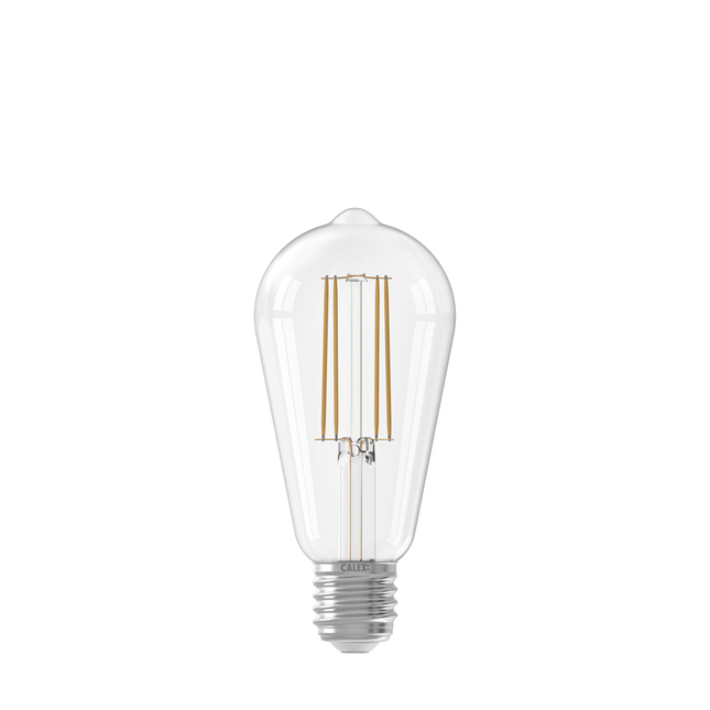 Calex Warm Filament LED Lamp - E27 - ST64 - Clear - 3.5W - Dimmable