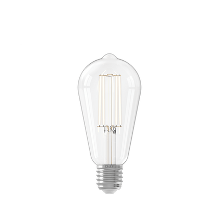 Calex Warm Filament LED Lamp - E27 - ST64 - Clear - 4.5W - Dimmable