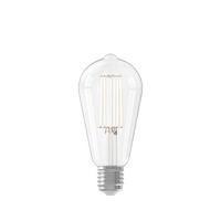Calex Warm Filament LED Lamp - E27 - ST64 - Clear - 4.5W - Dimmable