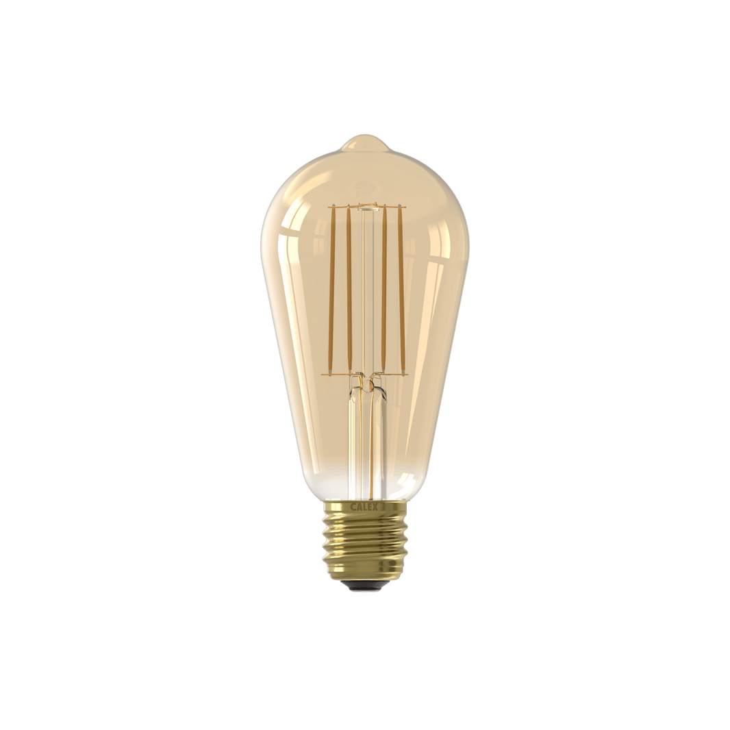 Lampadina LED ST64 Filamento 8W Vetro Dorato Dimmerabile E27 Bianco Molto Caldo 2500k 19456962 Lampadina LED ST64 Filamento 8W Vetro Dorato Dimmerabile E27 Bianco Molto Caldo 2500k 19456962