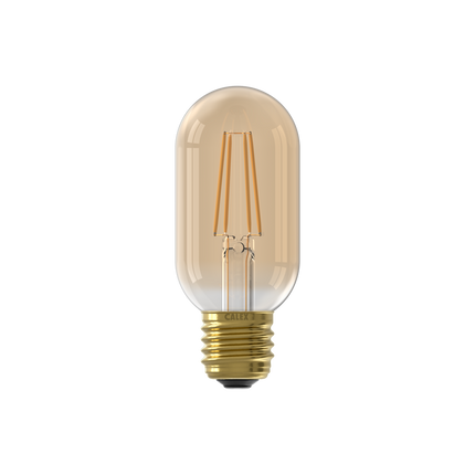 Calex Warm Filament LED Lamp - E27 - T45 - Gold - 3.5W - Dimmable