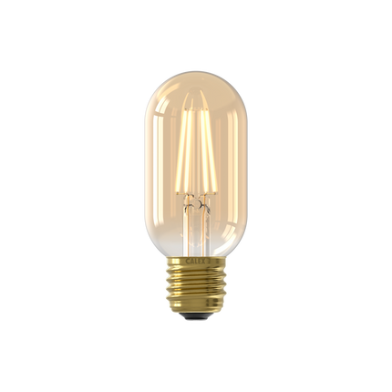 Calex Warm Filament LED Lamp - E27 - T45 - Gold - 3.5W - Dimmable