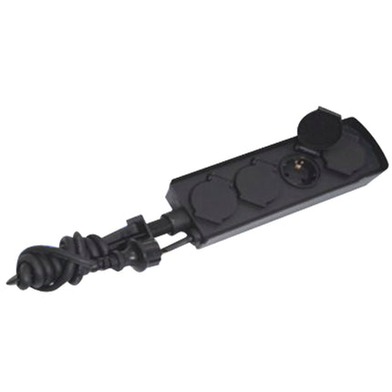 Calex Watertight Receptacle - 4-way - IP44 - Switch - 1.4m cable