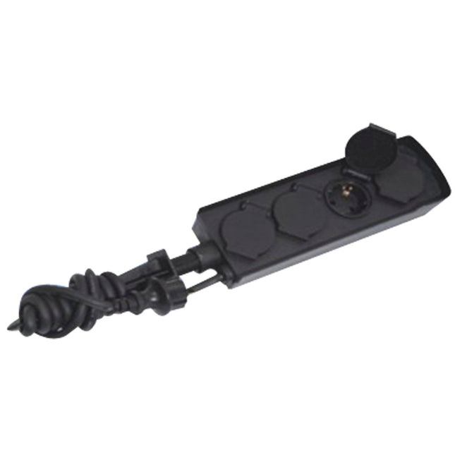 Calex Watertight Receptacle - 4-way - IP44 - Switch - 1.4m cable