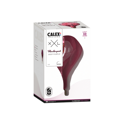 Calex XXL Organic EVO LED Bulb - E27 - Purple