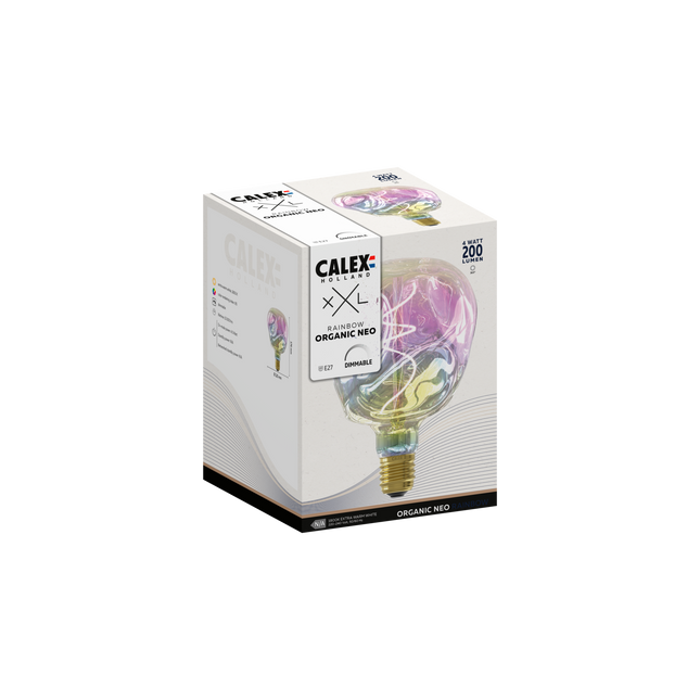 Calex XXL Organic NEO LED Bulb - E27 - Rainbow