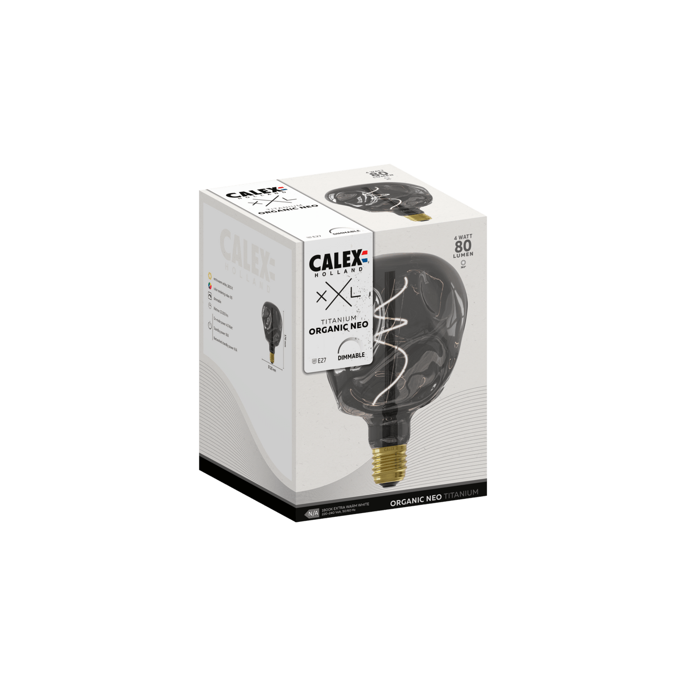 Calax Bulb Calex XXL Organic NEO LED Bulb - E27 - Titanium