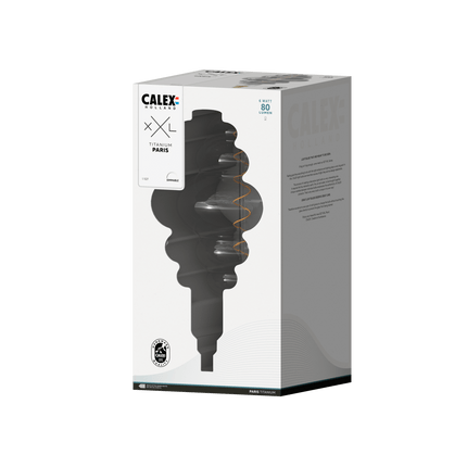 Calex XXL Paris LED Bulb Titanium - E27 - 6W - Dimmable