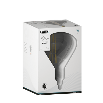 Calex XXL Sydney LED Bulb - E27 - Titanium