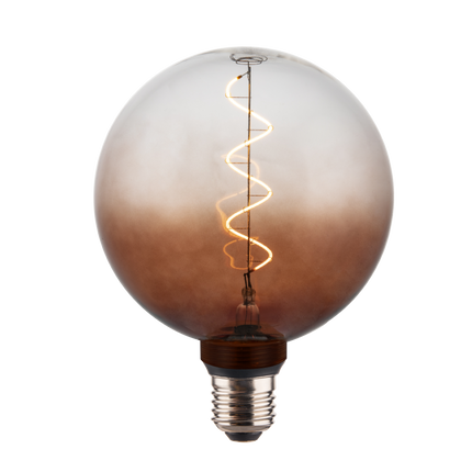 EURODOMEST Gradient Globe - G125 - Flex filament - Brown - E27 - 4W