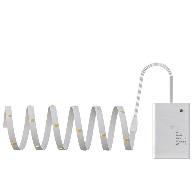 Eurodomest Battery LED Striplight - 3 meter - 12-Pack