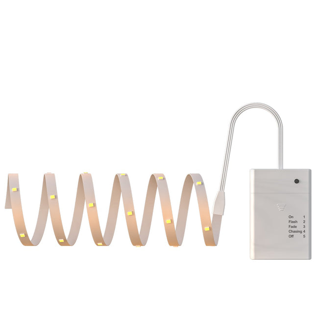 Eurodomest Battery LED Striplight - 3 meter - 12-Pack