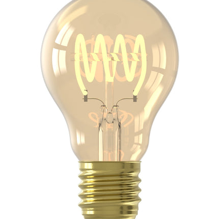 Eurodomest Flex Filament LED Lamp - E27 - A60 - Gold - 7W - Dimmable