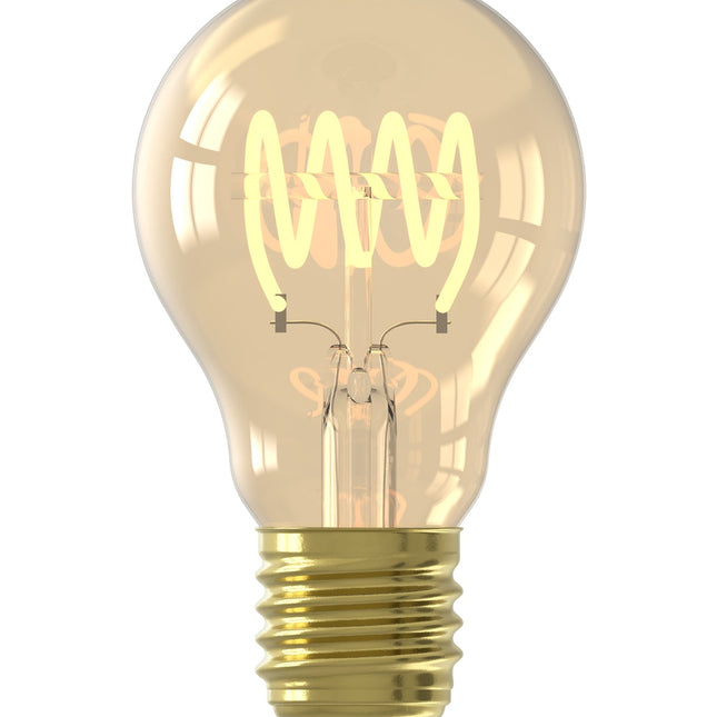 Eurodomest Flex Filament LED Lamp - E27 - A60 - Gold - 7W - Dimmable