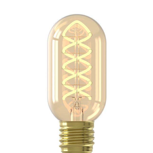 Eurodomest Flex Filament LED Lamp - E27 - T45 - Gold - 7W - Dimmable