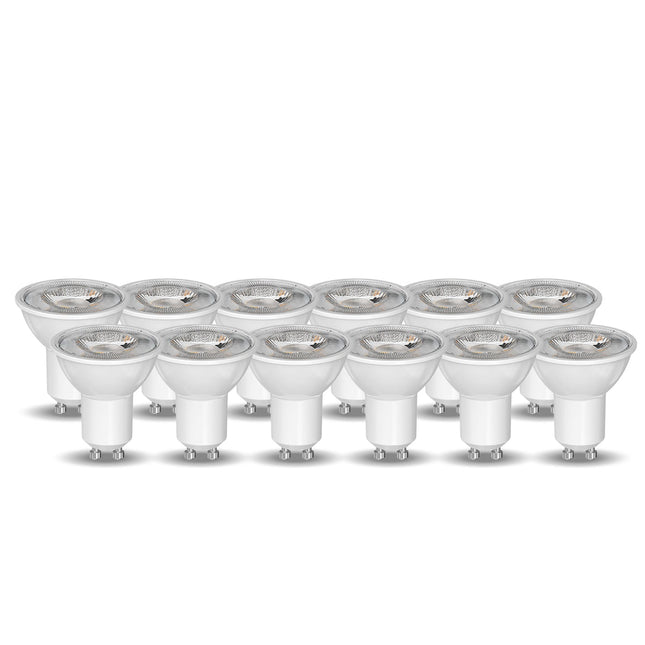 Eurodomest SMD Reflector LED Lamp - GU10 - White - 4.2W - 12-Pack